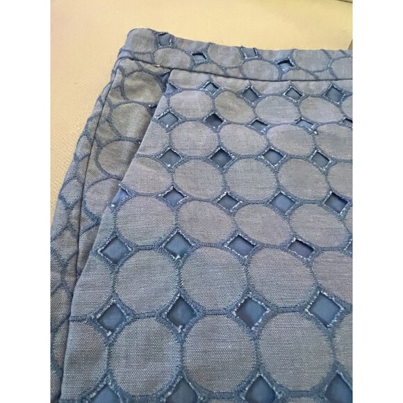 J. McLaughlin Debi Shorts Embroidered with Slash Pockets Women's Size 12 New wit - Picture 4 of 5